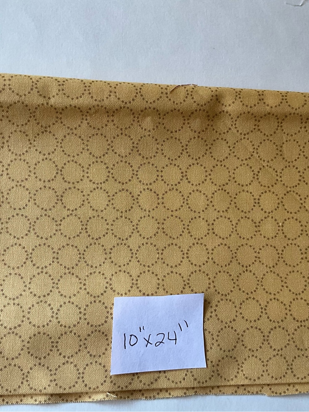 Quilting Sewing Crafts Fabric Lot Moda Pattern#31588 Yellow Brown Tan Cotton - Picture 6 of 8